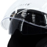 Kask FERRO OF839 z szybą i blendą przeciwsłoneczną bez szczęki biały