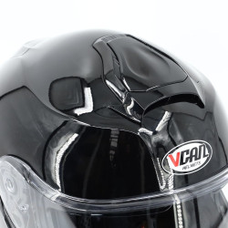 Kask VCAN H272 Black z podnoszoną szczęką i blendą czarny