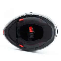 Kask VCAN H272 Black z podnoszoną szczęką i blendą czarny