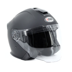 Kask VCAN model H586 Black Mat bez szczęki Czarny Mat