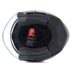 Kask VCAN model H586 Palio Black Titanium bez szczęki czarno-szaro-tytanowy mat