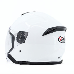 Kask VCAN model H586 White bez szczęki biały