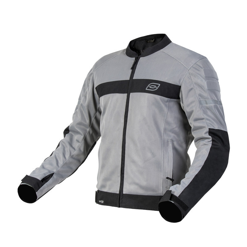 Kurtka Motocyklowa Tekstylna Ozone Dart Silver Black