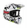 Kask motocyklowy z goglami Leatt Kit Moto 3.5 ZEBRA