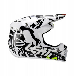 Kask motocyklowy z goglami Leatt Kit Moto 3.5 ZEBRA