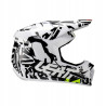 Kask motocyklowy z goglami Leatt Kit Moto 3.5 ZEBRA