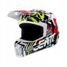 Kask motocyklowy z goglami Leatt Kit Moto 3.5 ZEBRA