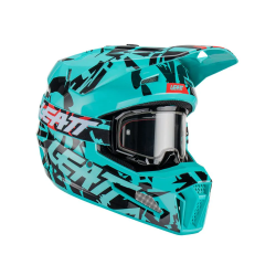 Kask motocyklowy z goglami Leatt Kit Moto 3.5 Fuel