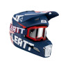 Kask motocyklowy z goglami Leatt Kit Moto 3.5 Royal