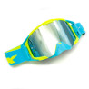 Gogle ASIX AS3 żółto - niebieskie mat lustro błękitne