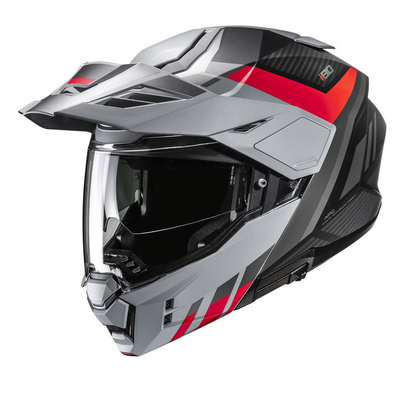 Kask szczękowy HJC I80 Imes Grey Red