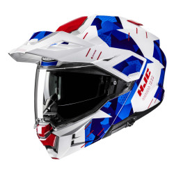 Kask szczękowy HJC I80 Roki White Blue