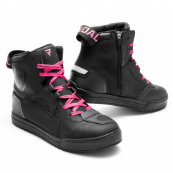 Buty motocyklowe damskie Rebelhorn Vandal 2 Black Pink