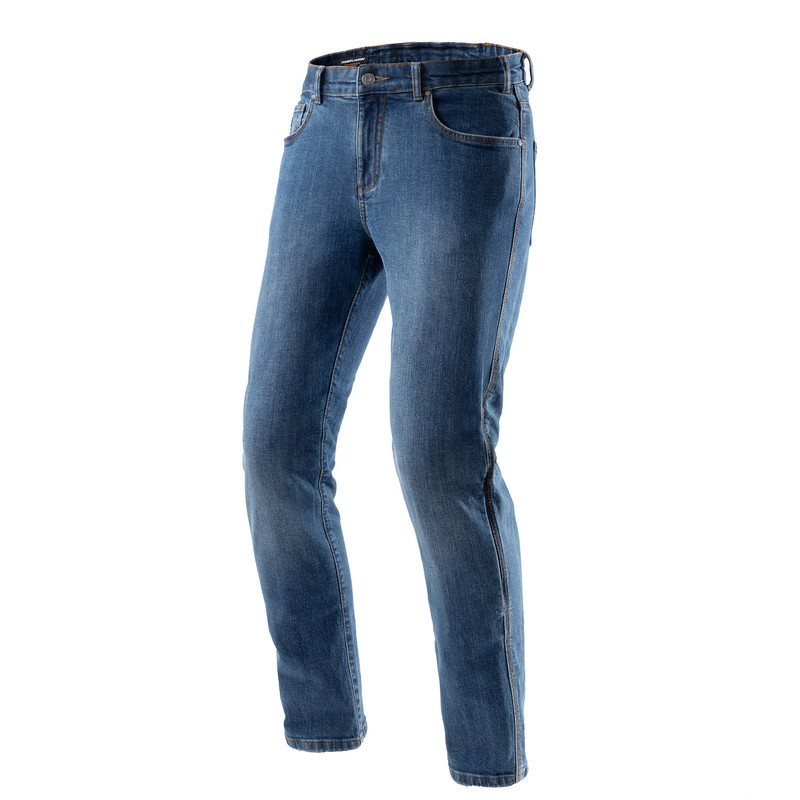 Jeansy motocyklowe Rebelhorn Classic Washed Blue Monolayer