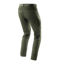 Jeansy motocyklowe Rebelhorn Faster Olive Green