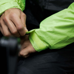 Kombinezon Przeciwdeszczowy Dwuczęściowy Rebelhorn Rain Black Fluo Yellow