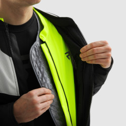 Kurtka motocyklowa tekstylna Rebelhorn Hiflow 5 Black Grey Fluo Yellow