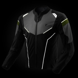 Kurtka motocyklowa tekstylna Rebelhorn Hiflow 5 Black Grey Fluo Yellow