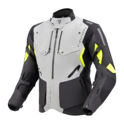 Kurtka motocyklowa tekstylna Rebelhorn Hiker 4 Black Grey Fluo Yellow