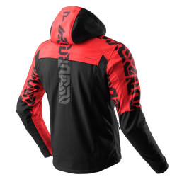 Kurtka motocyklowa tekstylna Rebelhorn Slash Spider Black Red Softshell