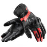 Rękawice motocyklowe Rebelhorn Viper Black Grey Fluo Red