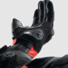 Rękawice motocyklowe Rebelhorn Viper Black Grey Fluo Red
