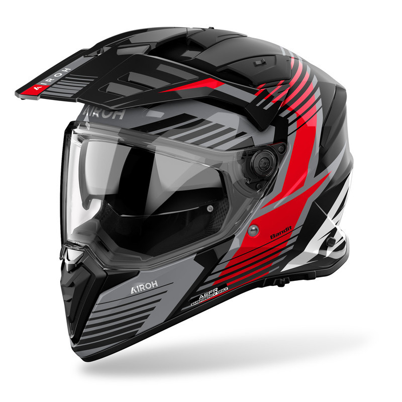 Kask Motocyklowy Airoh Bandit Spicy Red Gloss